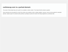 Tablet Screenshot of carbinecap.com